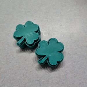 Green shamrock St Patrick's Day Fidget Clickers